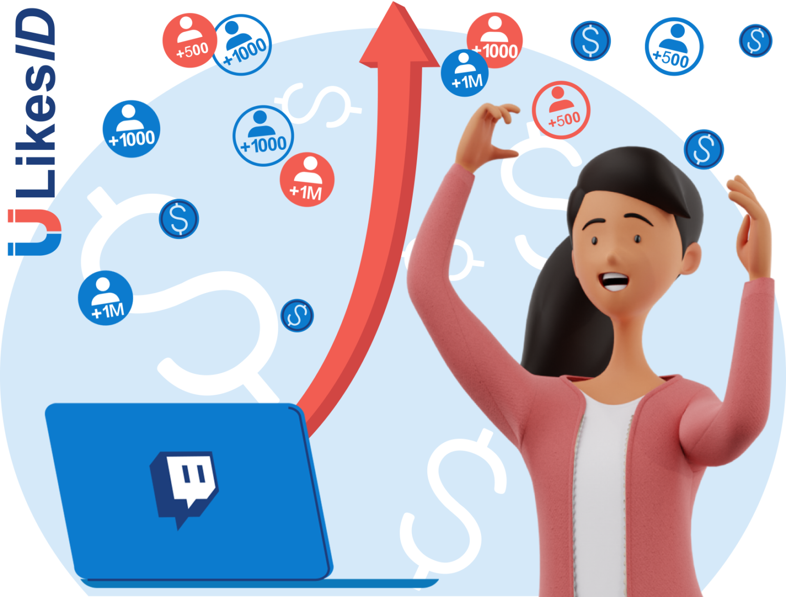 ᐈ【Накрутка зрителей Twitch】 ️ — купить дешево на LikesID